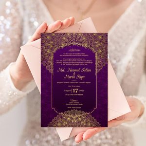 Premium Quality 1 Page Violet Color