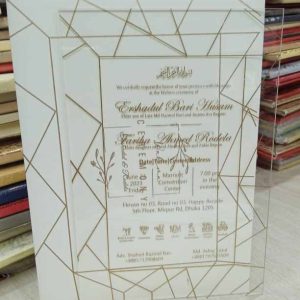 Best Acrylic Invitation Card