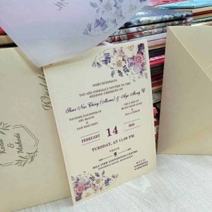Best Floral Wedding Invitation