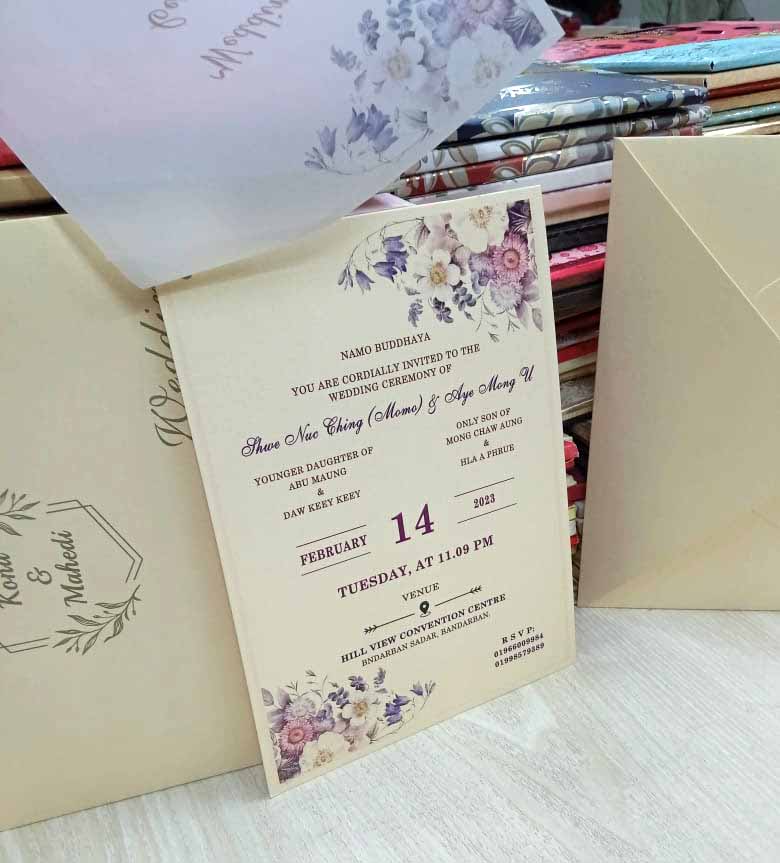 Floral Wedding Invitation