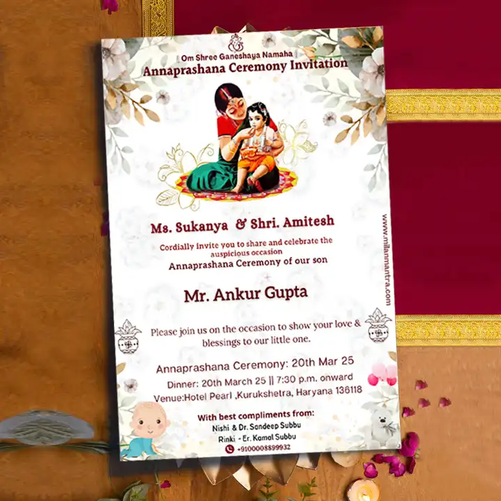 Annaprashan Card